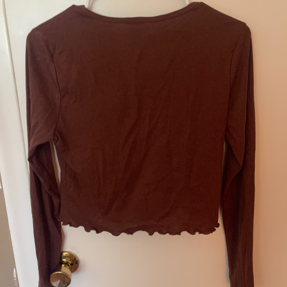Brown long sleeve shirt - Picture 2 of 3